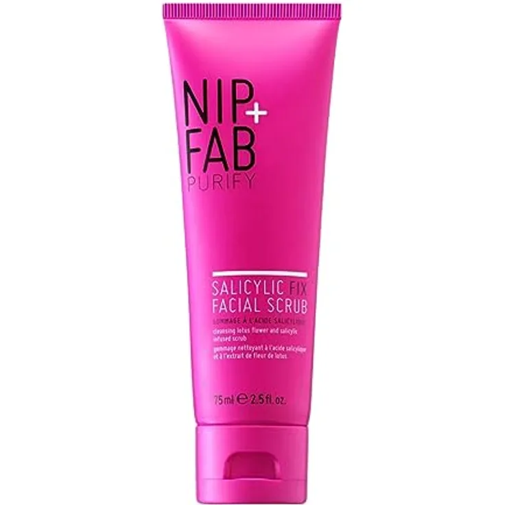 Nip + Fab Salicylic Acid Fix | Gesichtspeeling mit Salicylsäure | Vitamin E | Vulkangestein | Reinigungspeeling | Porenreinigung | Talgkontrolle | 75 ml