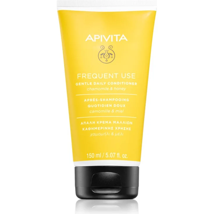 Apivita Frequent Use Gentle Daily Conditioner, Haarspülung mit Kamille, 150 ml, nährt und pflegt für geschmeidiges, glänzendes Haar