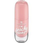 essence cosmetics gel nail colour,Gellack,Nagellack,Nr. 43 I'M peachy TODAY!,orange,Expressergebnis,langanhaltend,farbintensiv,gelig,glänzend,ohne Aceton,vegan,Mikroplastik Partikel frei (8ml)
