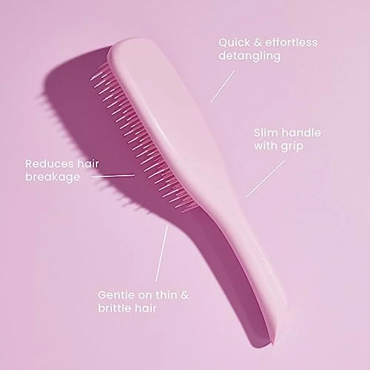 Tangle Teezer The Wet Detangler Fine & Fragile, Hypnotic Heather - Sanftes Entwirren für empfindliches Haar, zweistufige Zähne, ergonomisches Design – Bild 4