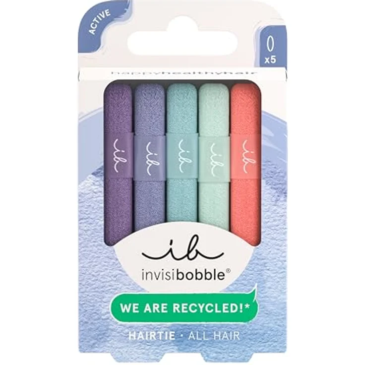 invisibobble Hair Tie Pastel Dream, Haargummis für Damen, 5 Stück, rutschfest und stylisch – Bild 1
