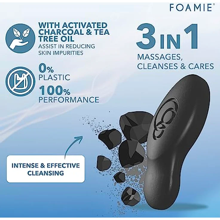 Foamie Feste gesichtsreinigung Aloe You Vera Much 60 g, für Damen und Herren  – Bild 4