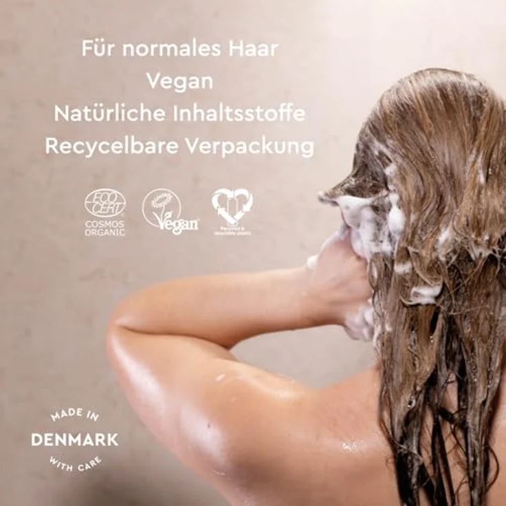 Urtekram Soothing Lavender Maximum Shine Shampoo, 250 ml, mit Lavendelöl und Brokkolisamenöl für glanzvolles Haar – Bild 3