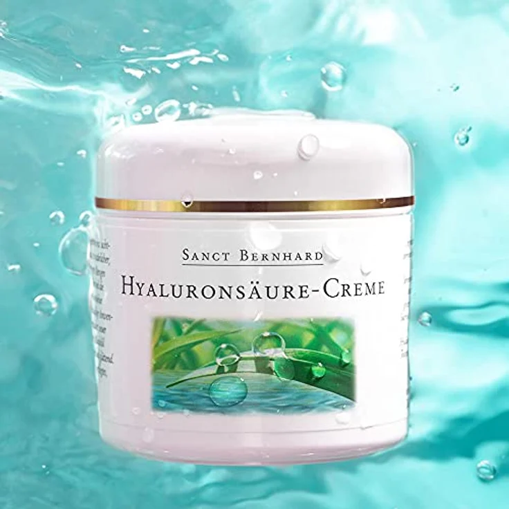 Kräuterhaus Sanct Bernhard Hyaluronsäure-Creme 100 ml, faltenreduzierende Pflegecreme mit sichtbarem Lifting-Effekt – Bild 2