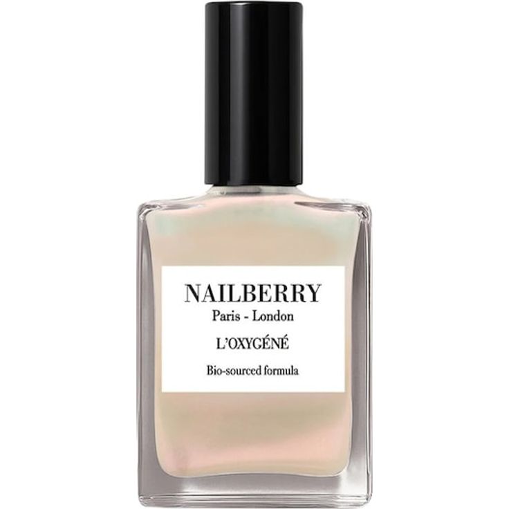Nailberry Nagellack 14 ml Damen, strahlendes Weiß mit perlmuttfarbenem Schimmer