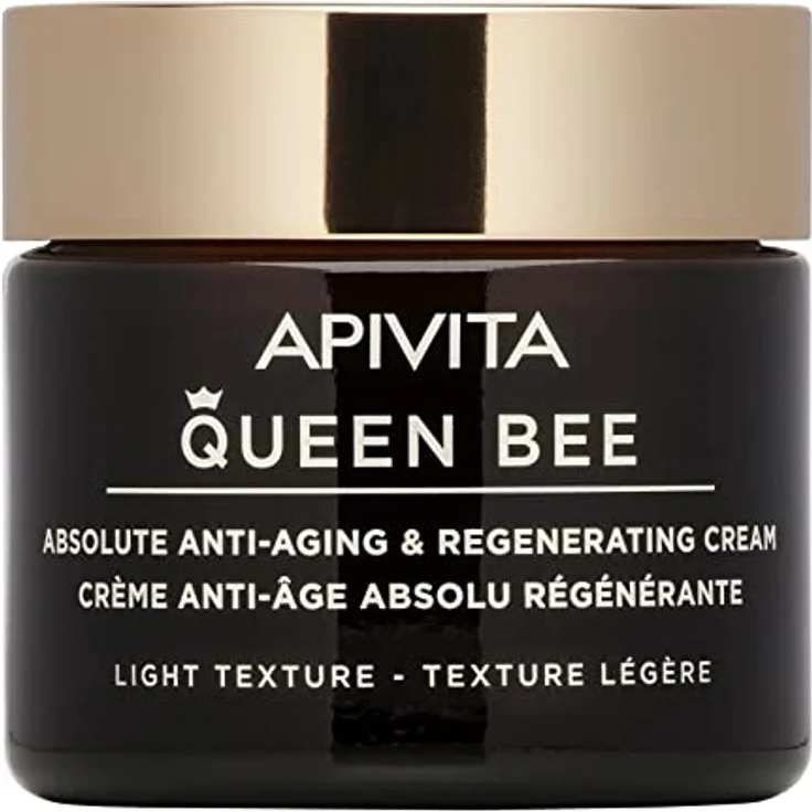 Apivita Queen Bee Regenerierende Anti-Aging-Creme, 50 ml, feuchtigkeitsspendende Gesichtscreme mit Gelee, Propolis und Honig, reduziert Falten, erhöht Festigkeit und Gesichtskontur – Bild 1