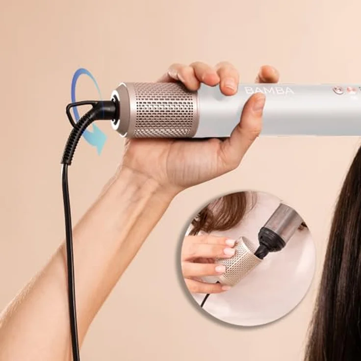 Cecotec CeramicCare AirGlam, Warmluftbürste mit 1400 Watt, Ionen-Technologie und Keramikbeschichtung für glänzendes Haar – Bild 9