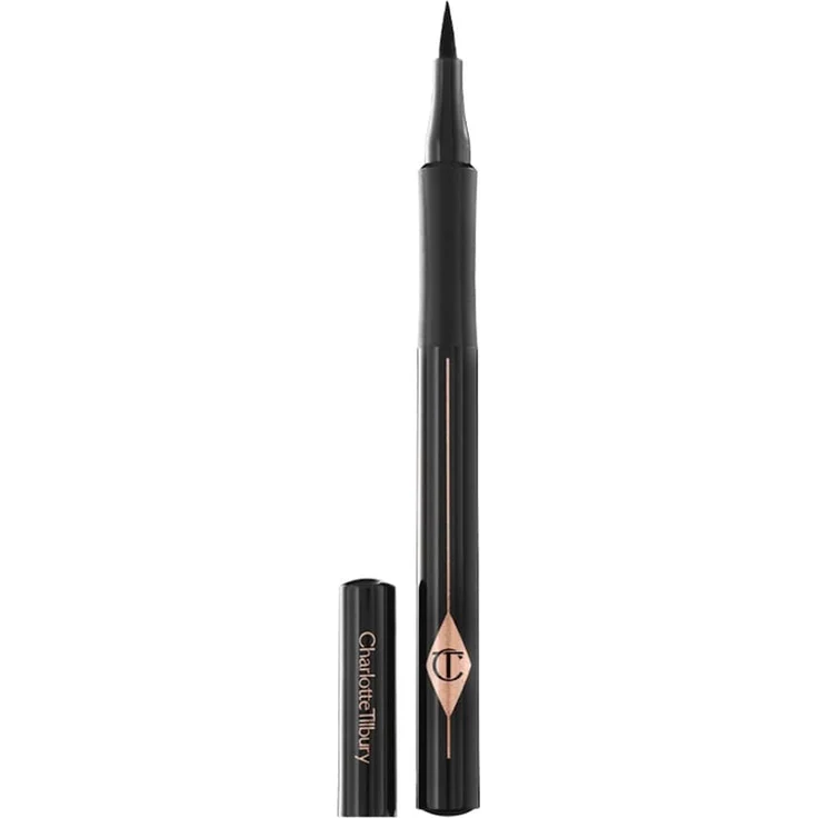 Charlotte Tilbury The Feline Flick Eyeliner, wasserfest mit ultramattierender Formel, 1 ml, PANTHER