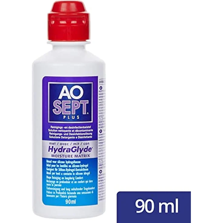 Aosept Plus mit Hydraglyde Pflege-Set, Reiseset, 90 ml (1er Pack) - Preisvergleich – Bild 2
