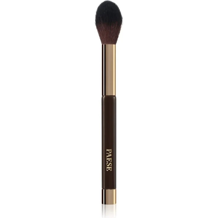 Paese Brush Highlighter 03F, Pinsel für Aufheller mit feinen synthetischen Borsten, braun