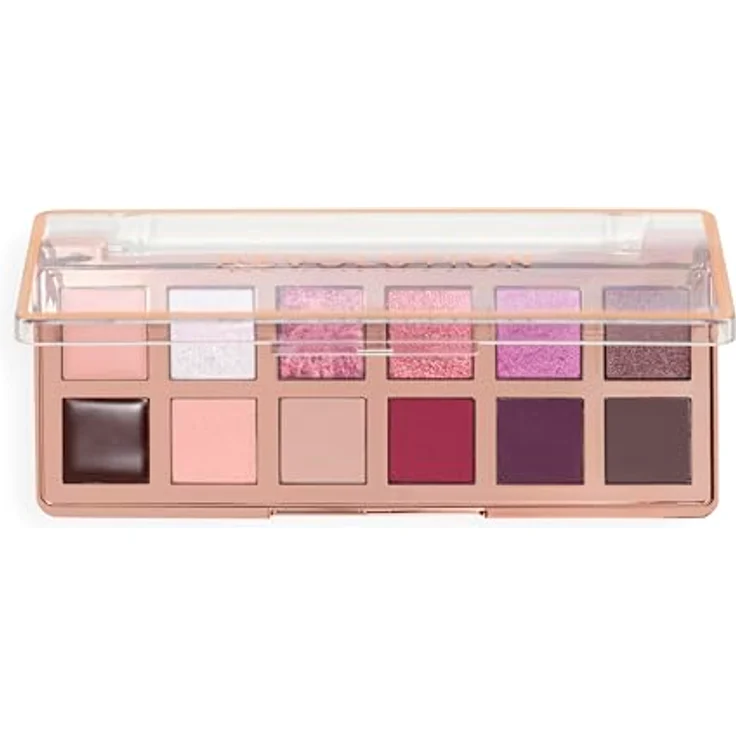 Revolution The Cherry Icon Rich Berry Palette – Lidschattenpalette mit 12 hochpigmentierten Beerentönen, vegan & tierversuchsfrei – Bild 3