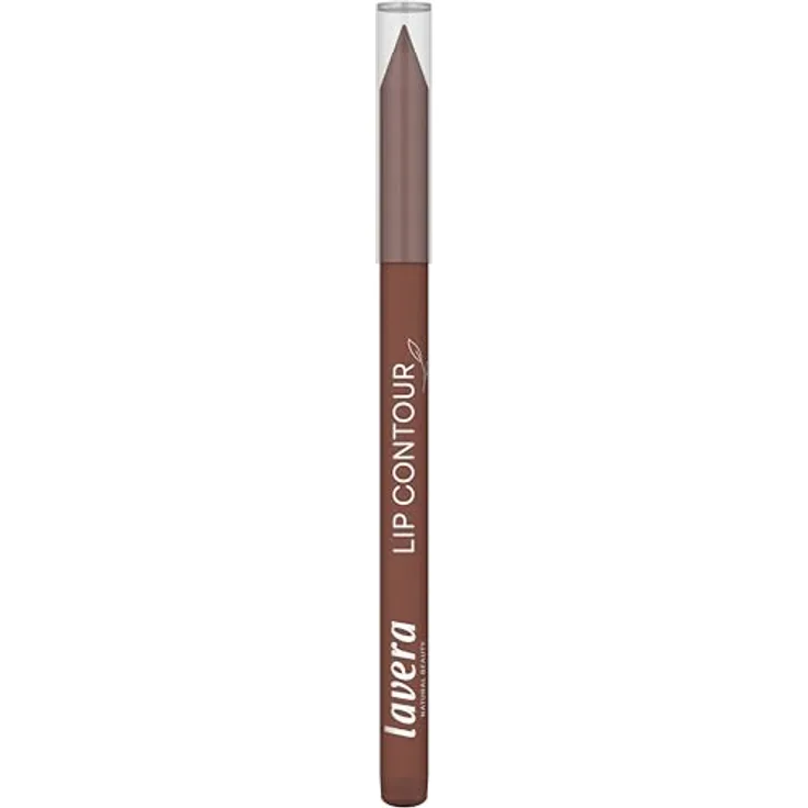 lavera Lip Contour Soft Mocha 08, Lippenstift mit samtig-mattem Finish, cremigem Auftrag und schwerelosem Tragegefühl, 1 Stück Naturkosmetik