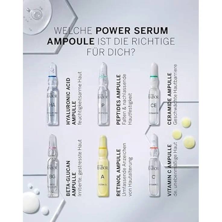 Babor Doctor Babor Power Serum Ampoules Retinol 0,3% Ampullen 14 ml – Bild 5