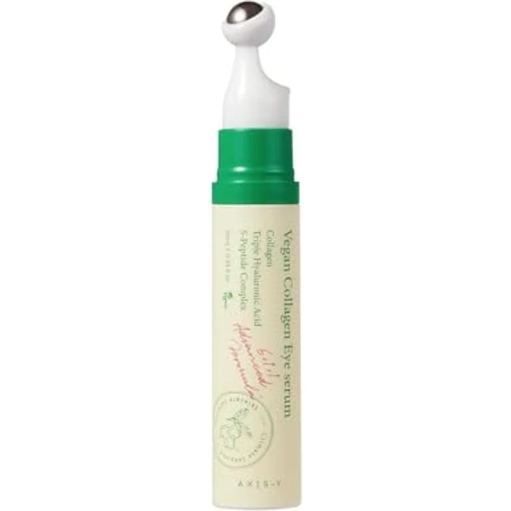 AXIS-Y Vegan Collagen Eye Serum with Triple Hyaluronic Acid & 5-Peptide Complex | Anti-Aging, Fine Line Reduction, Brightening | Vegan & Cruelty-Free Korean Skin Care | 10ml / 0.33 fl. oz. – Bild 1