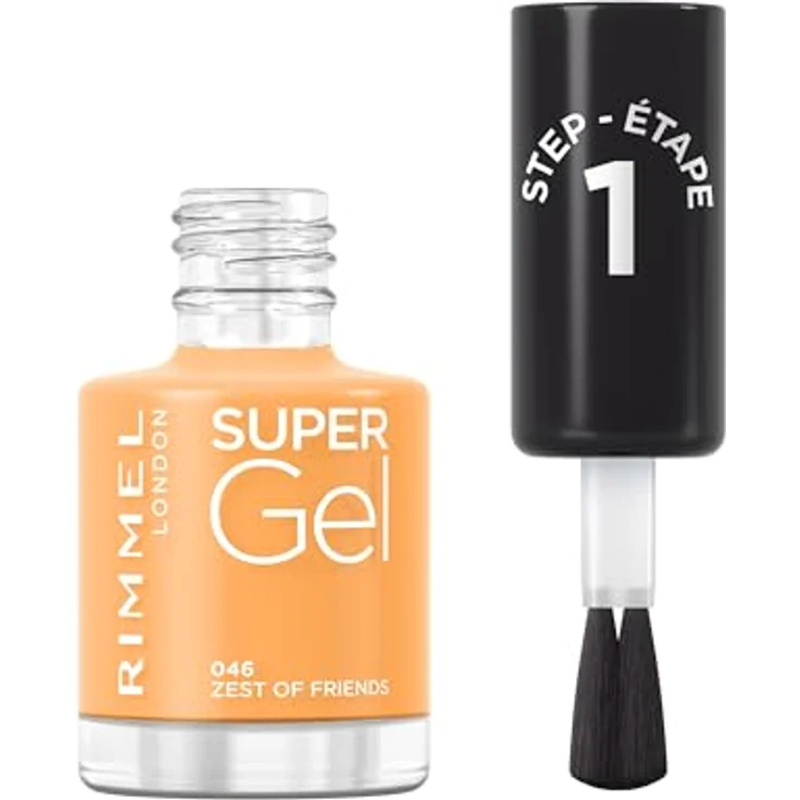 Rimmel London Zest of Best Friends Super Gel Nagellack, 046, professionelles Ergebnis, langer Halt, 12 ml – Bild 2