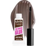 NYX PROFESSIONAL MAKEUP Brow Glue, Instant Brow Styler für Augenbrauen wie laminiert, Dark Brown