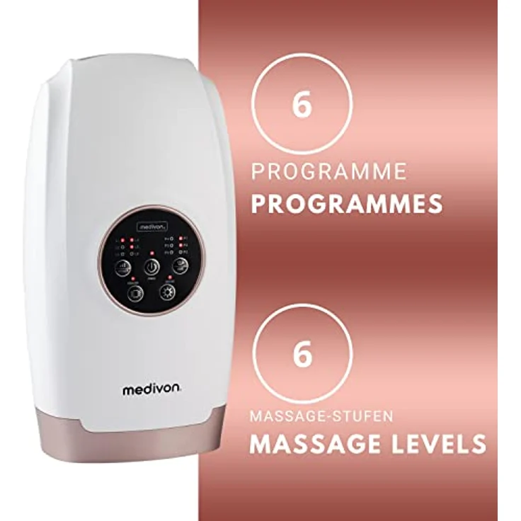 Medivon Hand Massagegerät für die Hände, Akkubetrieb, Muskelentspannung und Intensitätsauswahl, Unisex – Bild 2
