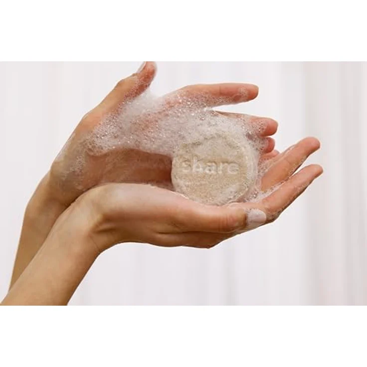 share Festes Shampoo Zitrone & Meersalz (6 x 60g) – Vegane feste Haarseife für Volumen & sanfte Pflege – Ohne Silikone, Parabene & Mikroplastik – Bild 4