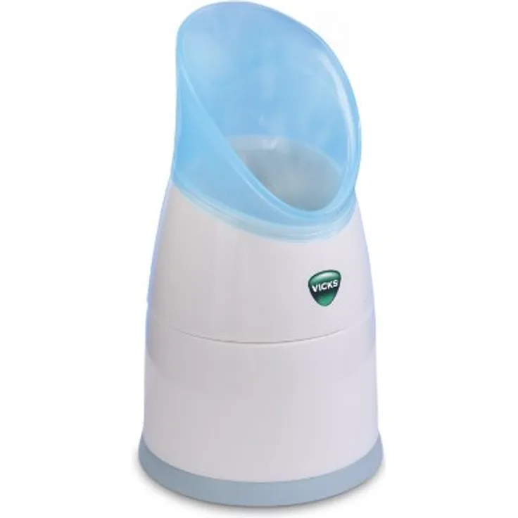 Vicks Dampf Inhalator, handlich und auslaufsicher, inkl. 2 VapoPads mit Mentholduft