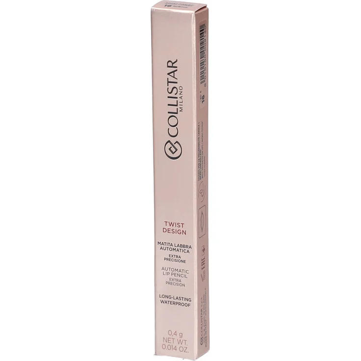 Collistar Twist Design Lip Pencil 16 Rubino, cremiger Lipliner in intensivem Rubinrot, 0,4g