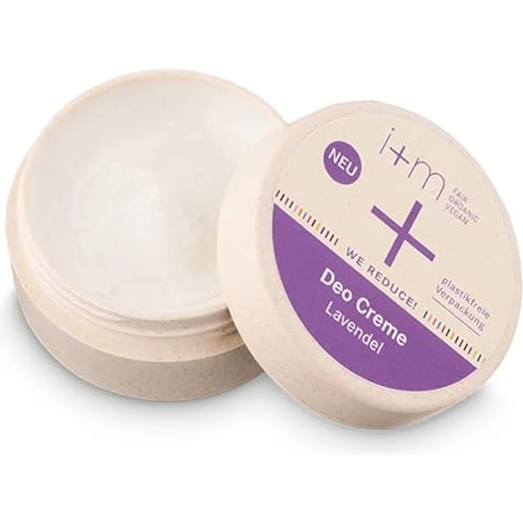 i+m Deo Creme Lavendel 30ml, Bio Deocreme ohne Aluminium, 24h-Schutz, vegan, für empfindliche Haut – Bild 1