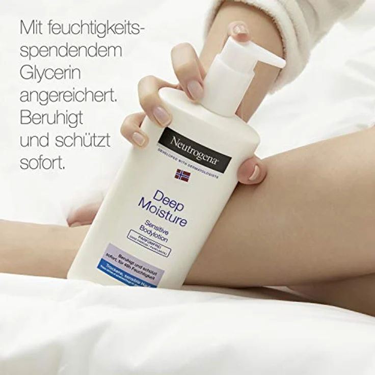 Neutrogena Norweg.F Deep Moisture Bodylotion Sens. 400 ml  – Bild 5