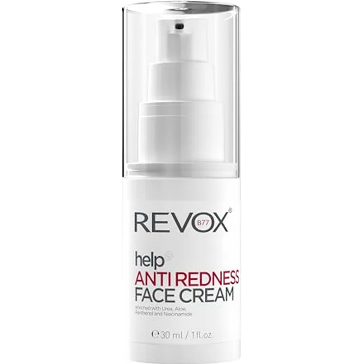 REVOX B77 Help Anti-Redness-Gesichtscreme, 30 ml, für empfindliche Haut, spendet Feuchtigkeit, reduziert Rötungen und beruhigt Reizungen