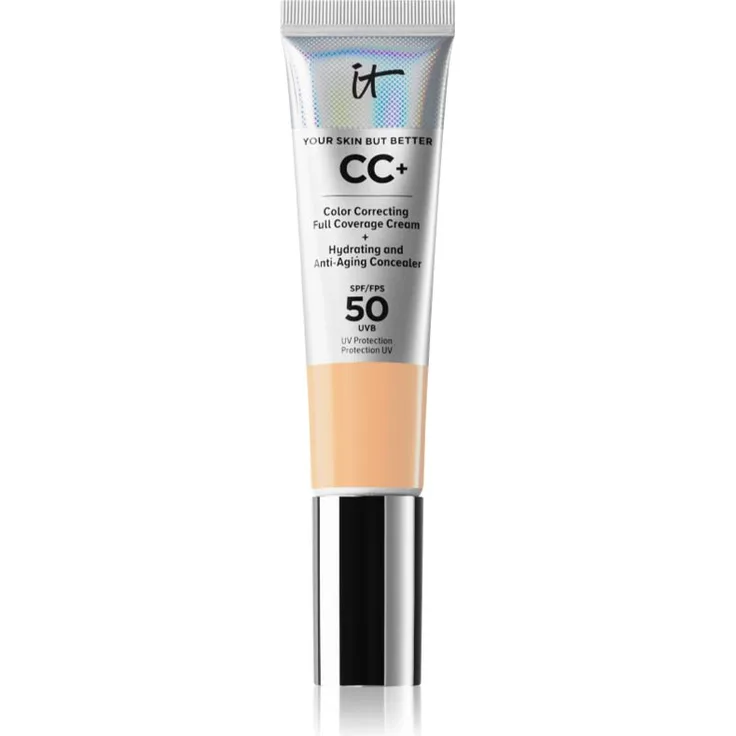 IT Cosmetics Your Skin But Better CC+ CC Cream SPF 50+, getönte Tagescreme, Farbton Neutral Medium, 32 ml