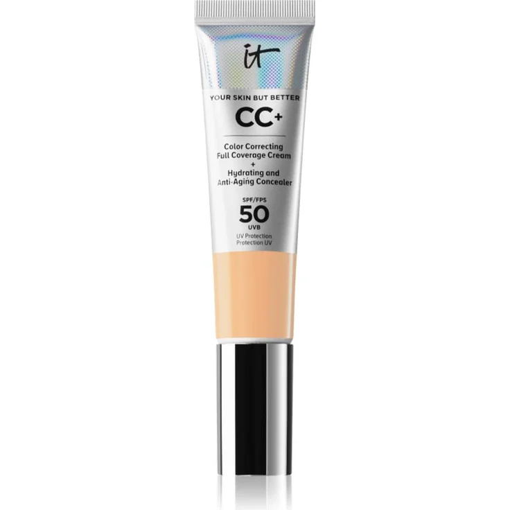IT Cosmetics Your Skin But Better CC+ CC Cream SPF 50+, getönte Tagescreme, Farbton Neutral Medium, 32 ml