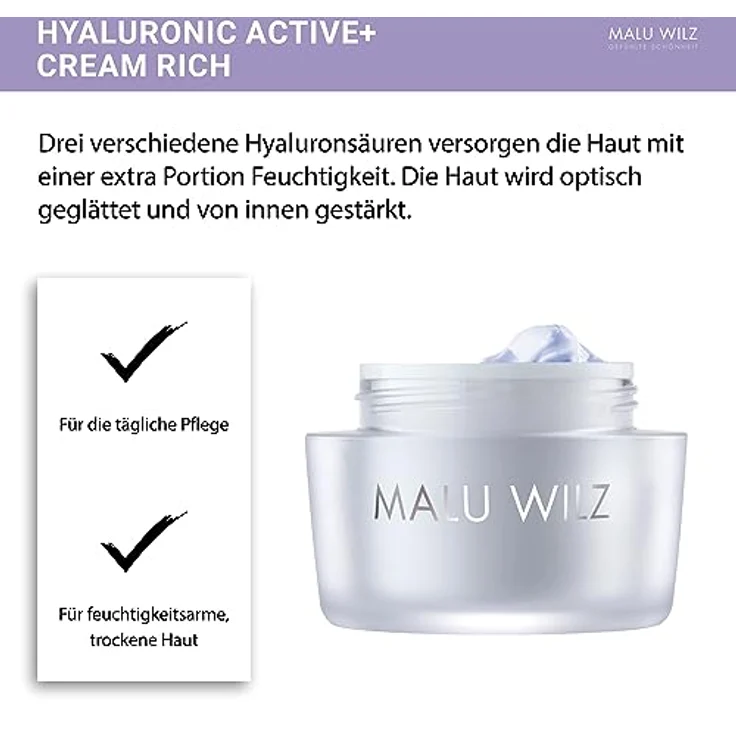 Malu Wilz Hyaluronic Active Cream Rich 50 ml – Bild 6