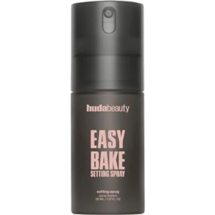 HUDA BEAUTY Easy Bake Setting Spray, Fixierspray & Fixierpuder, alkoholfrei, 30 ml, mattes Finish, bis zu 16 Stunden Halt – Bild 1
