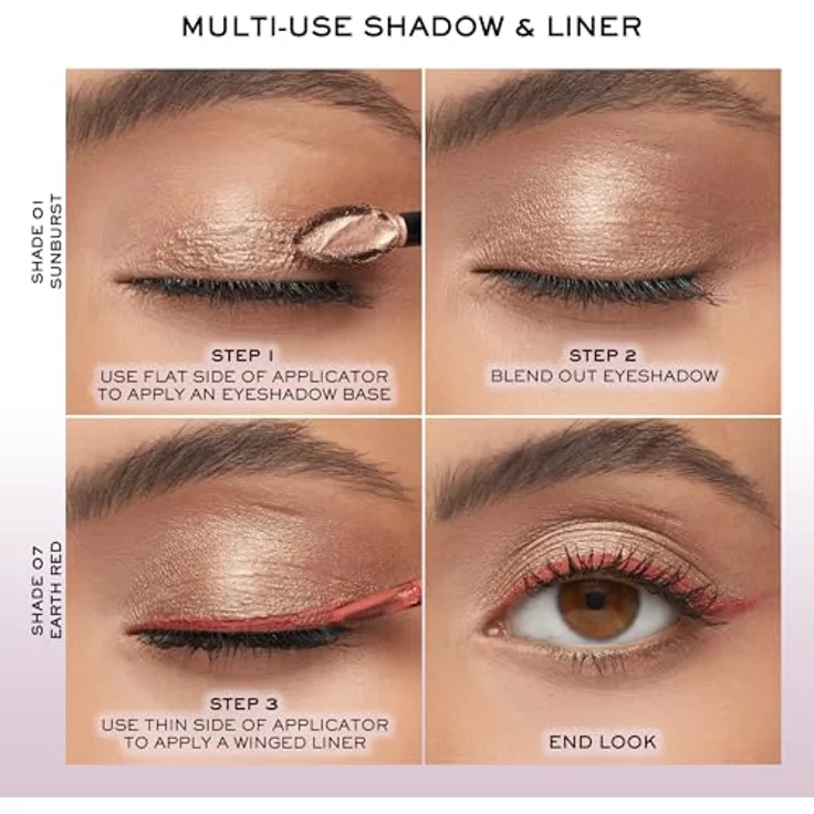 Lancôme Idôle Tint, Flüssiger Lidschatten in Farbton 09 Strawberry Latte, 7 ml – Leichte Textur mit langem Halt, ideal zum Hervorheben und Modellieren der Gesichtszüge – Bild 9