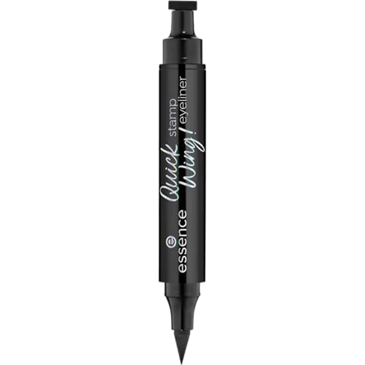 essence cosmetics Quick Wing! stamp eyeliner, Nr. 01, Schwarz, langanhaltend, Expressergebnis, hochpigmentiert, intensiv, farbintensiv, vegan, ohne Mikroplastikpartikel, ohne Parfüm, ölfrei, 1er Pack (3.5ml) – Bild 1