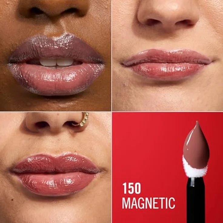 Rimmel London Thrill Seeker Lip Latex Gloss 6ML, Extreme 3D Latex Shine in #150 Magnetic – Bild 2