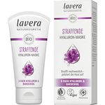 lavera Straffende Hyaluron-Maske - vegan - Naturkosmetik - 3-fach-Hyaluron & und dem Power-Wirkstoff Bakuchiol - Sofort frischer Teint - Feuchtigkeit und Pflege - 50ml (1 Stück)