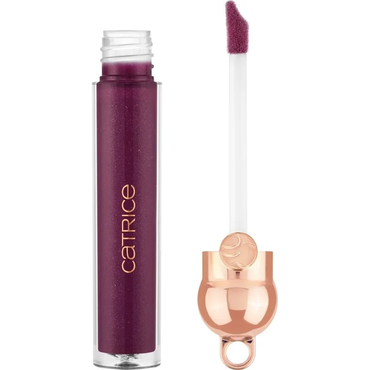 Catrice Glazing Lip Colour Lipgloss C02 Under the Mistle-tint, intensiver Lilaton mit geschmeidiger Textur, 2,7 ml