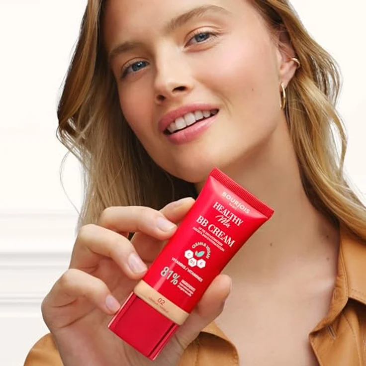BOURJOIS Paris Gesunder Mix Clean & Vegan BB Cream 03 Beige, 30 ml, getönte Tagescreme für einen ebenmäßigen Teint und optimale Feuchtigkeit – Bild 4