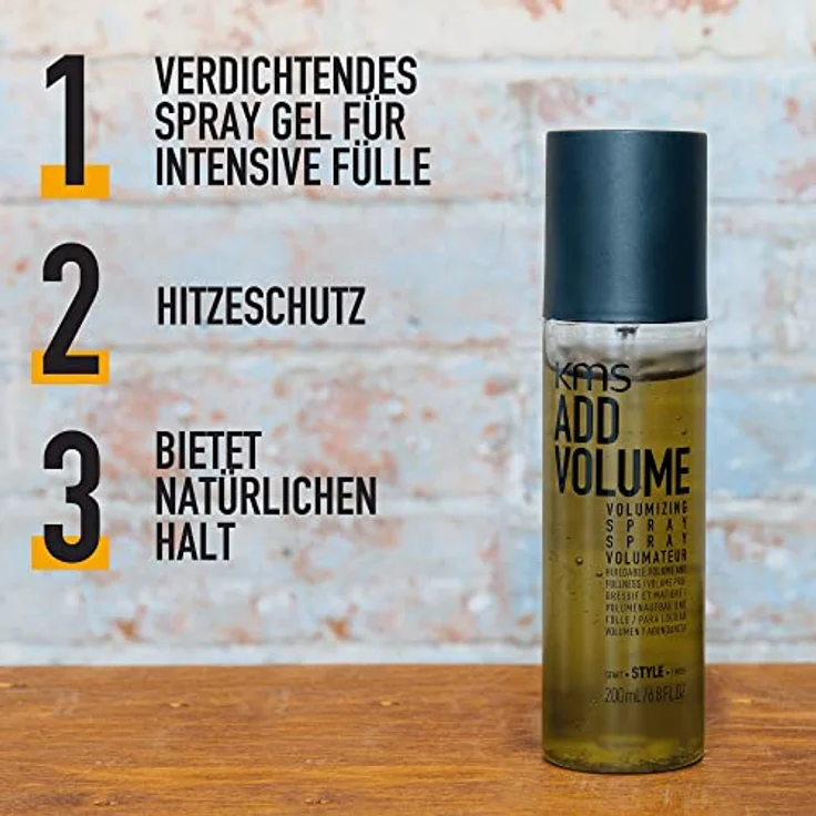 KMS Add Volume Volumizing Spray 200 ml – Bild 3