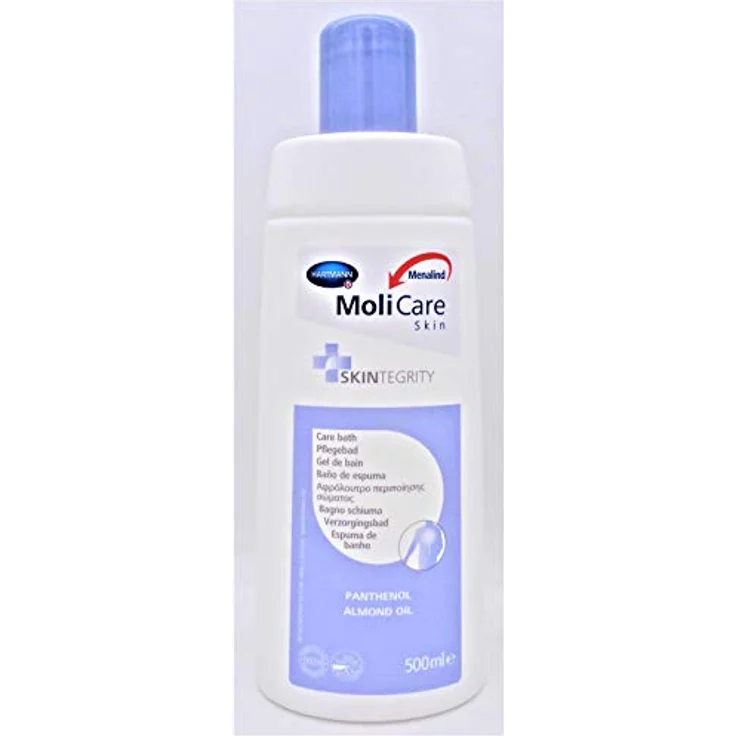 Molicare Skin Pflegebad 500ml, Mild zur gereizten Haut, mit Panthenol und Mandelöl – Bild 2