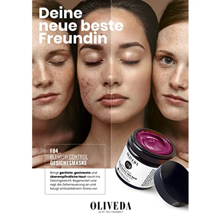 Oliveda Mask F84 Blemish Control Face Mask 60 ml – Bild 3