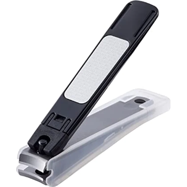Kai Nagelknipser Type 001M Schwarz, zusätzlich mit einer Auffangschale aus Polypropylene ausgestattet – Bild 3