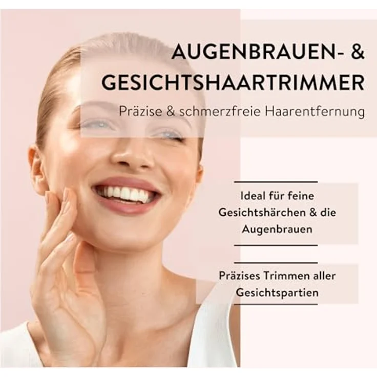 PARSA Beauty ESSENTIAL Gesichtshaar- und Augenbrauentrimmer, präziser Trimmer mit japanischer Klinge – Bild 3