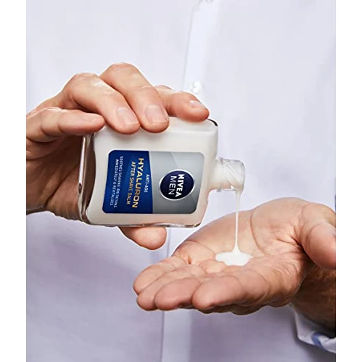 NIVEA MEN Hyaluron Bálsamo After Shave Antiedad con Ácido Hialurónico (1 x 100 ml), bálsamo hidratante para calmar la piel tras el afeitado, bálsamo facial refrescante – Bild 5