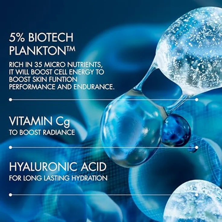 BIOTHERM Life Plankton Elixir, Siero Fondamentale Anti-Età, Azione Lenitiva e Illuminante, Rinnovamento Cellulare, Con Life Plankton, Acido Ialuronico e Vitamina C, 30 ml – Bild 5