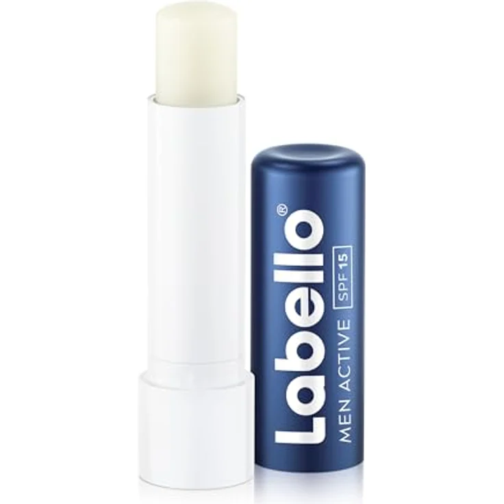 Labello Men Active Lippenpflegestift mit LSF 15, 24h Feuchtigkeit, Sheabutter und natürliche Öle, 4,8 g – Bild 4