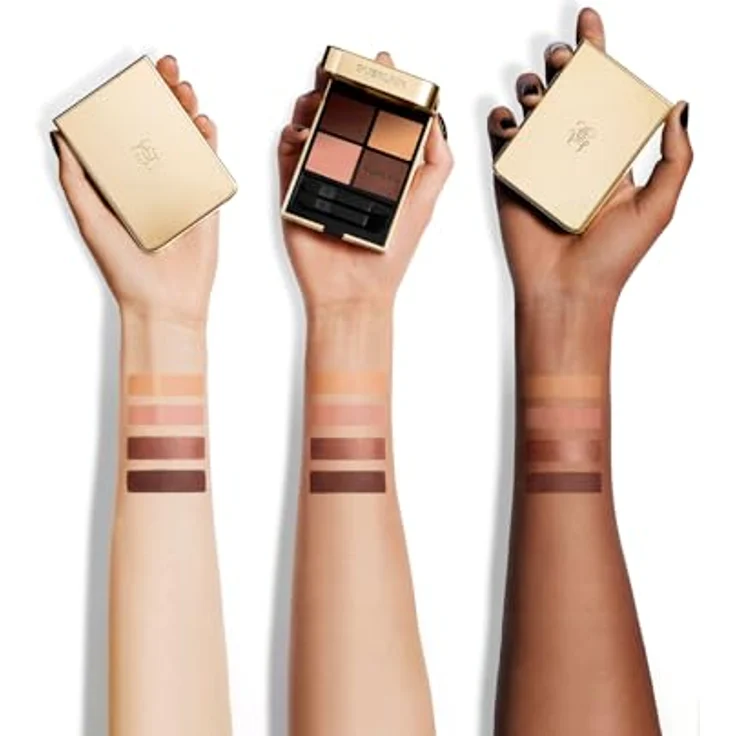 GUERLAIN Ombres G Lidschatten-Palette, Farbton 910 Undressed Brown, 8,8 g, für Damen – Bild 4