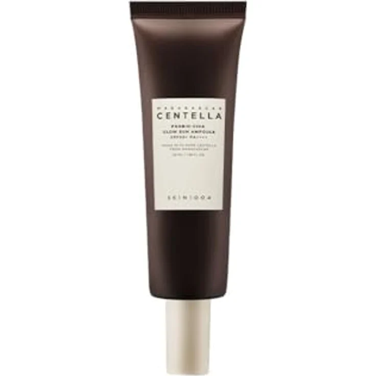 SKIN1004 Madagascar Centella Probio-Cica Glow Sun Ampulle, LSF 50+ PA++++, leichter täglicher Sonnenschutz, feuchtigkeitsspendende Textur, kein weißer Film, 50 ml – Bild 1