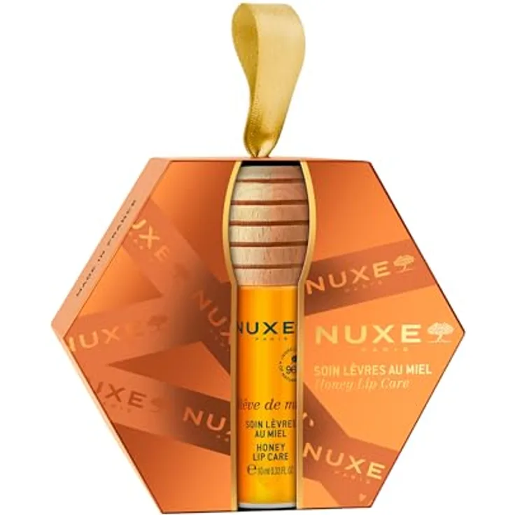 Nuxe Rêve de Miel Honey Lip Care, nährender Lippenbalsam mit Vitamin E, 10 ml in Geschenkverpackung