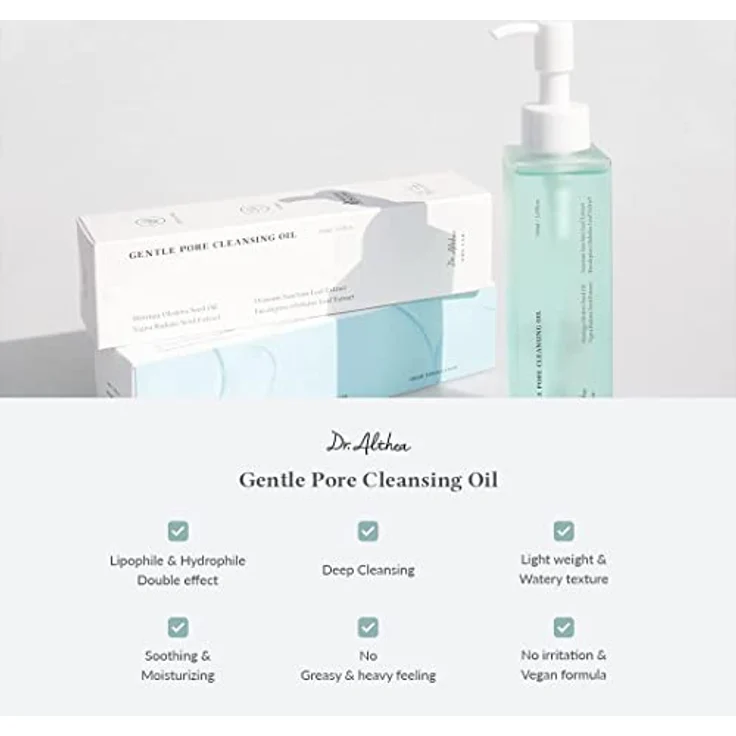 Dr. Althea Gentle Pore Vegan Cleansing Oil, Gesichtsreinigung mit natürlichen Ölen, 150 ml - Vegan & Cruelty Free – Bild 6