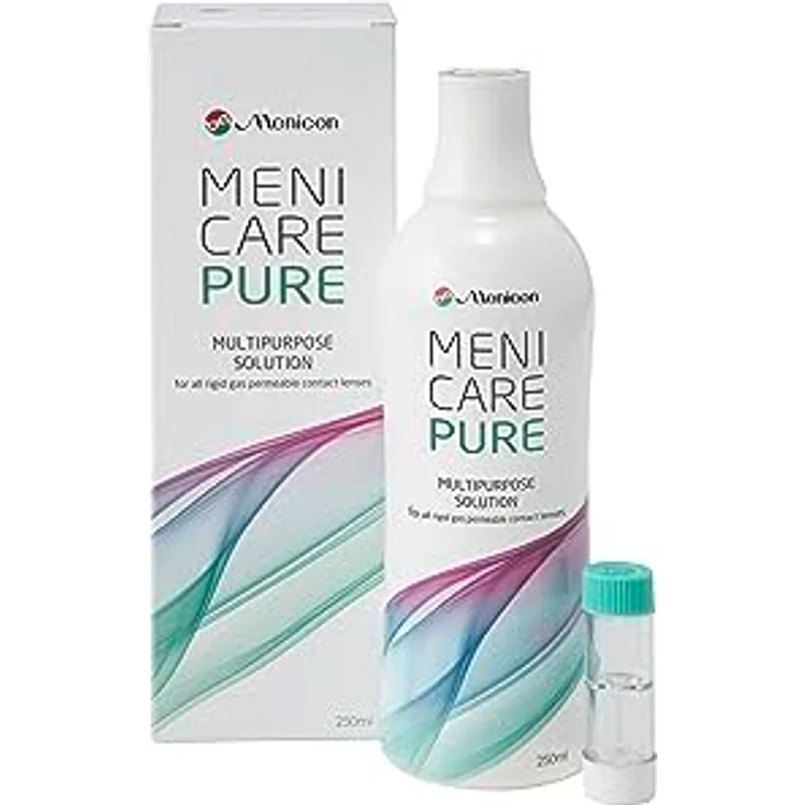 Menicon MeniCare Pure Multipurpose Solution 250ml All-in-One-Lösung zur Reinigung, Desinfektion & Aufbewahrung - Preisvergleich – Bild 2